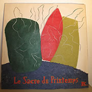 Plakat für Le sacre du printemps