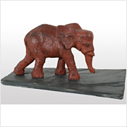 Elefant "Olga", Terrakotta 26.5 x 41 x 12 cm